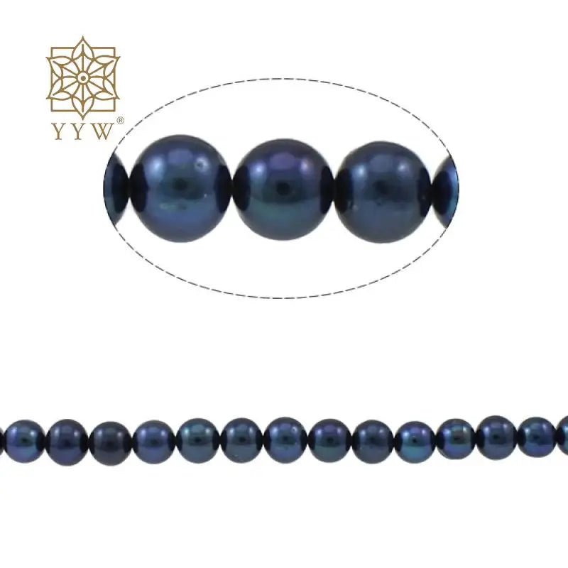 Elegant Pearl Necklace with Sterling Silver Chain