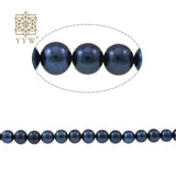 Elegant Pearl Necklace with Sterling Silver Chain