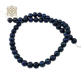 Elegant Pearl Necklace with Sterling Silver Chain
