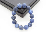 Sodalite Agate Round 14mm Bracelet 7.5inch Beads