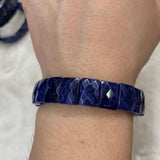 Sodalite Stone Beads Bracelet Natural Gemstone Bangle Charming Jewelry