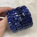 Sodalite Stone Beads Bracelet Natural Gemstone Bangle Charming Jewelry