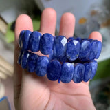 Sodalite Stone Beads Bracelet Natural Gemstone Bangle Charming Jewelry for Woman