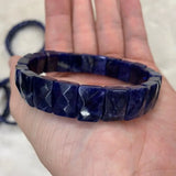 Sodalite Stone Beads Bracelet Natural Gemstone Bangle Charming Jewelry