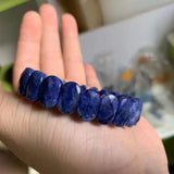 Sodalite Stone Beads Bracelet Natural Gemstone Bangle Charming Jewelry for Woman