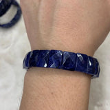 Sodalite Stone Beads Bracelet Natural Gemstone Bangle Charming Jewelry
