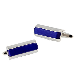 Striped Opal Copper Cufflinks for Tuxedo Shirts