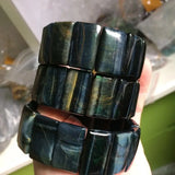 Tiger Eye Stone Beads Bracelet Natural Gemstone Bangle