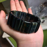 Tiger Eye Stone Beads Bracelet Natural Gemstone Bangle