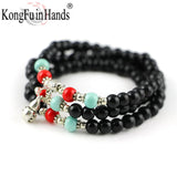 Bohemia Multilayer Ceramic Bead Bracelets Ethnic Chinese Culture Accessories