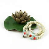 Bohemia Multilayer Ceramic Bead Bracelets Ethnic Chinese Culture Accessories