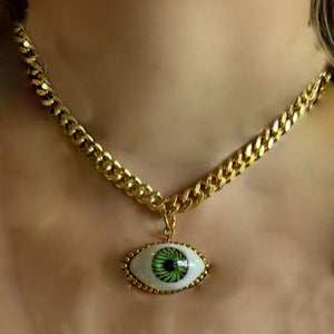 Pink Heart Pendant Choker Layer Necklace for Women