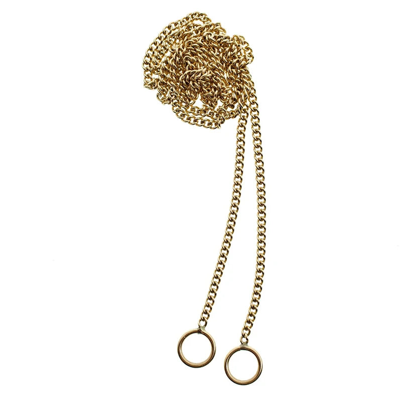 Boho Freshwater Pearl Tennis Necklace with Carabiner Clasp