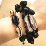 Boho Puka Cowrie Shell Bracelet for Women