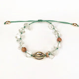 Boho Big Puka Cowrie Shell Bracelet for Women