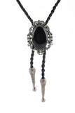 Leather Bolo Tie Men Choker Necklace Women Vintage