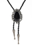 Leather Bolo Tie Men Choker Necklace Women Vintage