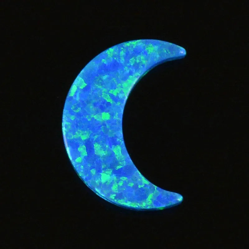 8x11mm Loose Synthetic Opal Moon Stone for Necklace