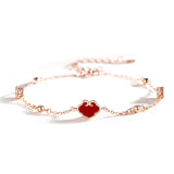 Double-Layer Star Bracelet 925 Silver Girls Jewelry