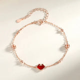 Double-Layer Star Bracelet 925 Silver Girls Jewelry