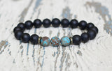 Agate Infinity Bracelet for Men