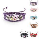 Cowhide Knitted Bracelets for Sublimation Printing - 8pcs/lot