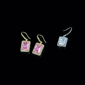 Jewels Tassel Zircon Earrings Japanese Style Women's