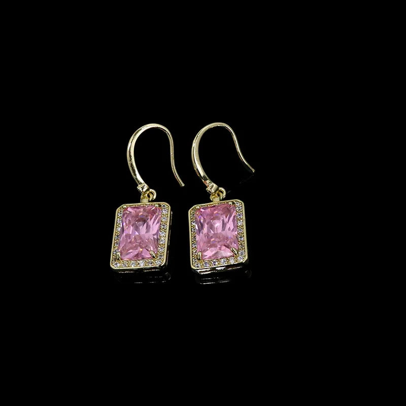 Jewels Tassel Zircon Earrings Japanese Style Women's