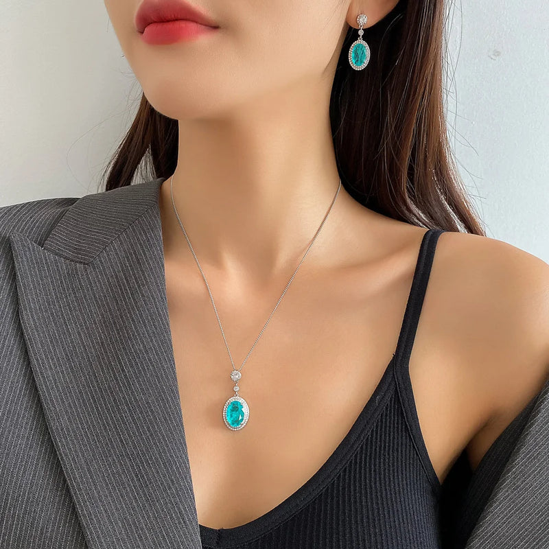 Caibao Palaibabo Pendant Earrings Set