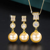 Copper Plated Fritillary Pearl Diamond Pendant 14mm
