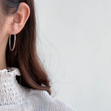 E1170 Silver Twisted Cord Bracelet for Women