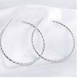E1170 Silver Twisted Cord Bracelet for Women