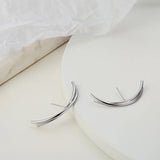 S925 Sterling Silver Round Thread Wrapped Studs