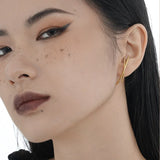 S925 Sterling Silver Round Thread Wrapped Studs