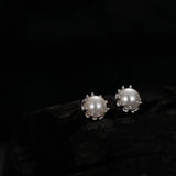 S925 Sterling Silver Shell Pearl Earrings