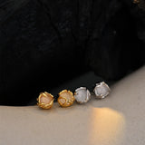 Agate S925 Silver Daily Earrings Female