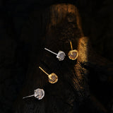 Agate S925 Silver Daily Earrings Female