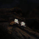 E1270 S925 Sterling Silver Opal Stone Female Profiled Claw Ring