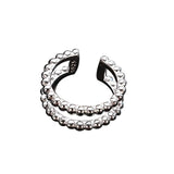 E5050 s925 sterling silver Fried Dough Twists women ins small versatile