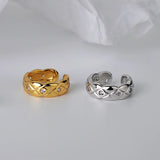 S925 Sterling Silver Woven Insertless Earrings for Women