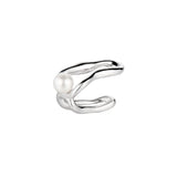 S925 Sterling Silver Hollow Geometric ins Shell Pendant