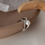 S925 Sterling Silver Hollow Geometric ins Shell Pendant