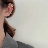 Minimalist S925 Sterling Silver Clip Earrings for Women