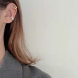 Wave Line Sterling Silver Earrings