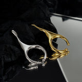 S925 Sterling Silver Water Drop Geometric Earrings