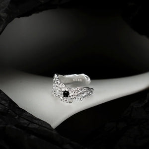 Irregular Texture S925 Sterling Silver Earrings for Women