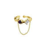 Elegant Diamond Studded Sterling Silver Ear Clip