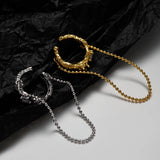 Elegant Diamond Studded Sterling Silver Ear Clip