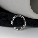 E5183 Sweet Wind S925 Silver Star River Drop Glue Ear Female
