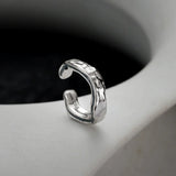 E5183 Sweet Wind S925 Silver Star River Drop Glue Ear Female